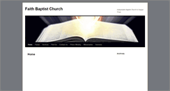 Desktop Screenshot of faith-baptist-online.com