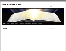 Tablet Screenshot of faith-baptist-online.com